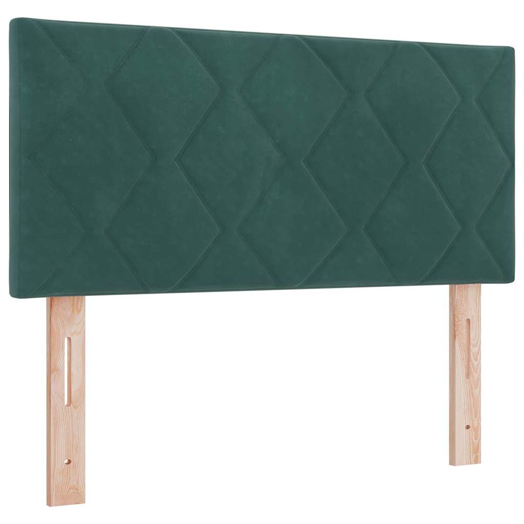 Vidaxl hoofdbord donkergroen 100 cm fluweel