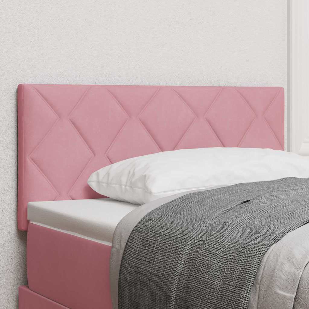 Vidaxl hoofdbord roze 100 cm fluweel