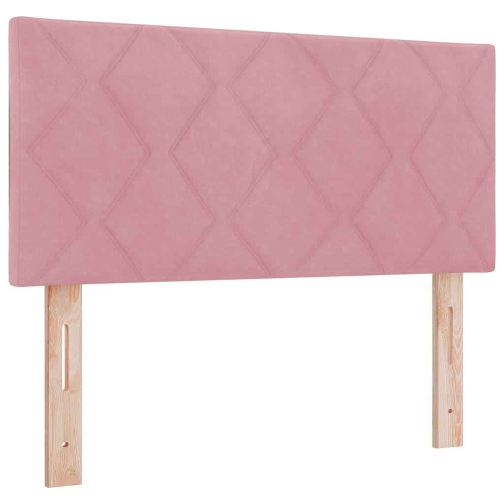 Vidaxl hoofdbord roze 100 cm fluweel