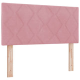 Vidaxl hoofdbord roze 100 cm fluweel