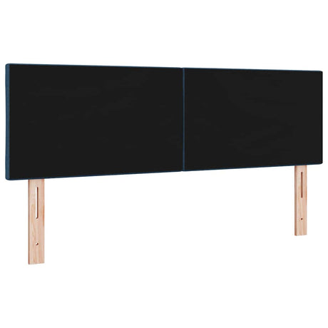 Vidaxl hoofdbord blauw 144 cm stof