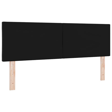 Vidaxl hoofdbord zwart 144 cm fluweel