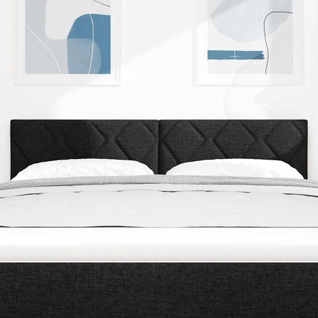 Vidaxl hoofdbord zwart 160 cm stof
