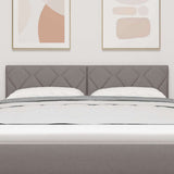 Vidaxl hoofdbord taupe stof