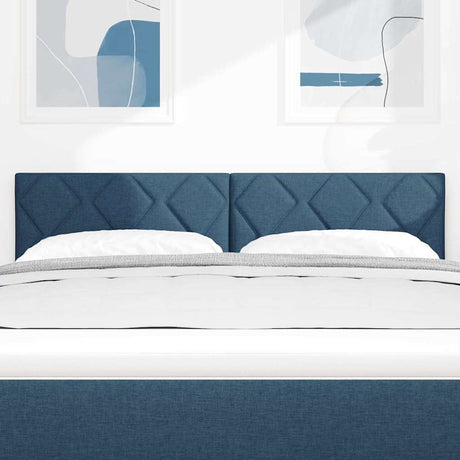Vidaxl hoofdbord blauw 160 cm stof