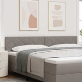 Vidaxl hoofdbord taupe stof