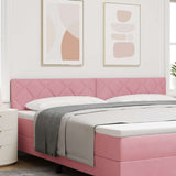 Vidaxl hoofdbord roze 200 cm fluweel