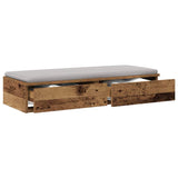 Vidaxl bedlades oudhout 80 x 36,5 x 16,5 cm bewerkt hout
