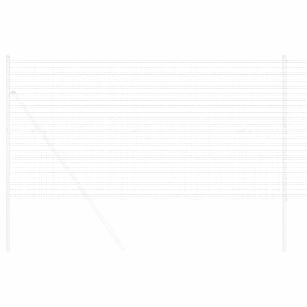Vidaxl gelast gaashek 1000 x 40 cm zilver