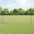 Vidaxl gelast gaashek 1000 x 80 cm zilver
