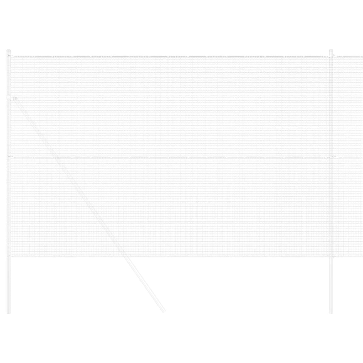 Vidaxl gelast gaashek 1000 x 160 cm zilver
