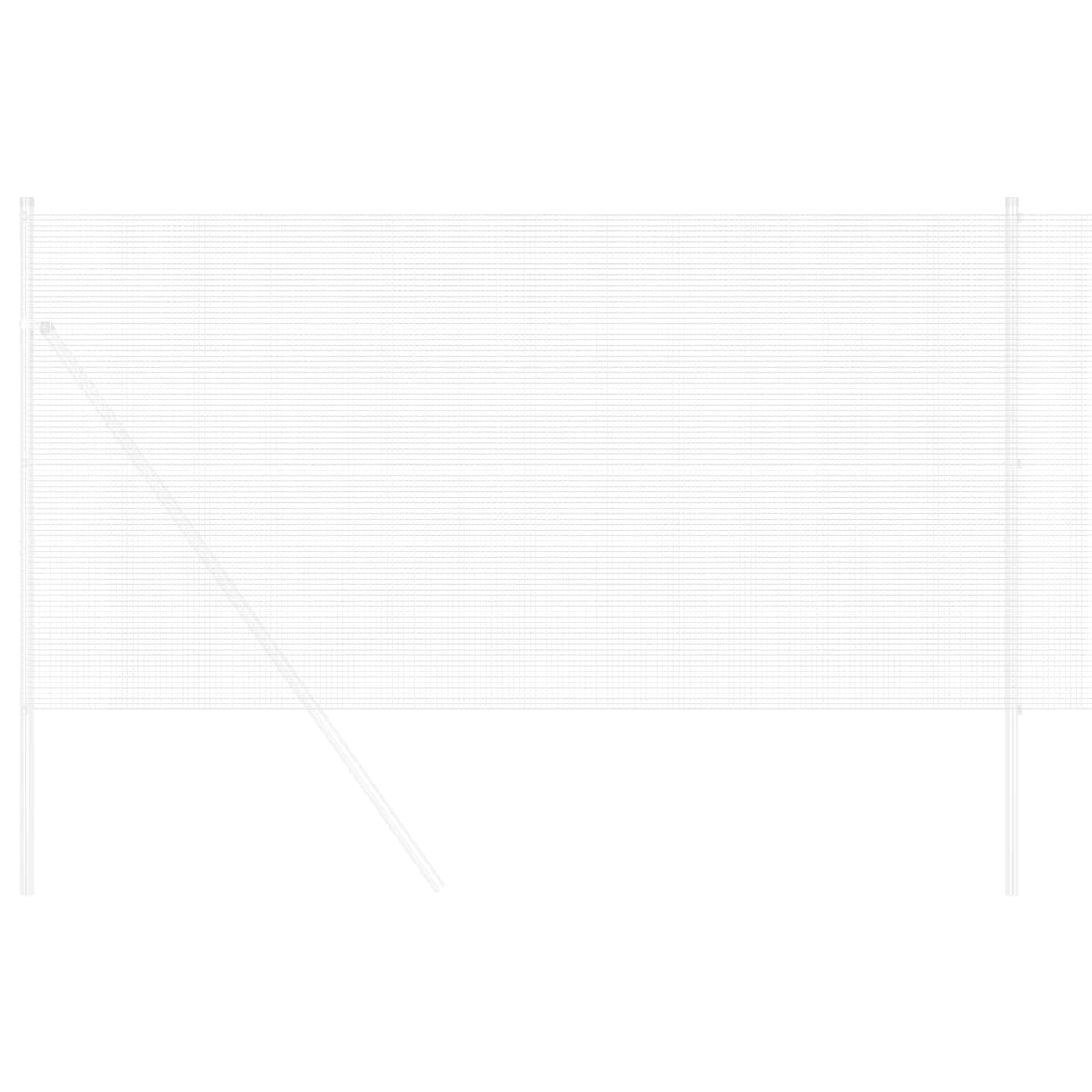 Vidaxl gelast gaashek 10000 x 50 cm zilver