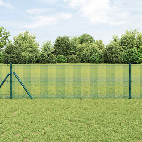 Vidaxl gelast gaashek 1000 x 80 cm groen