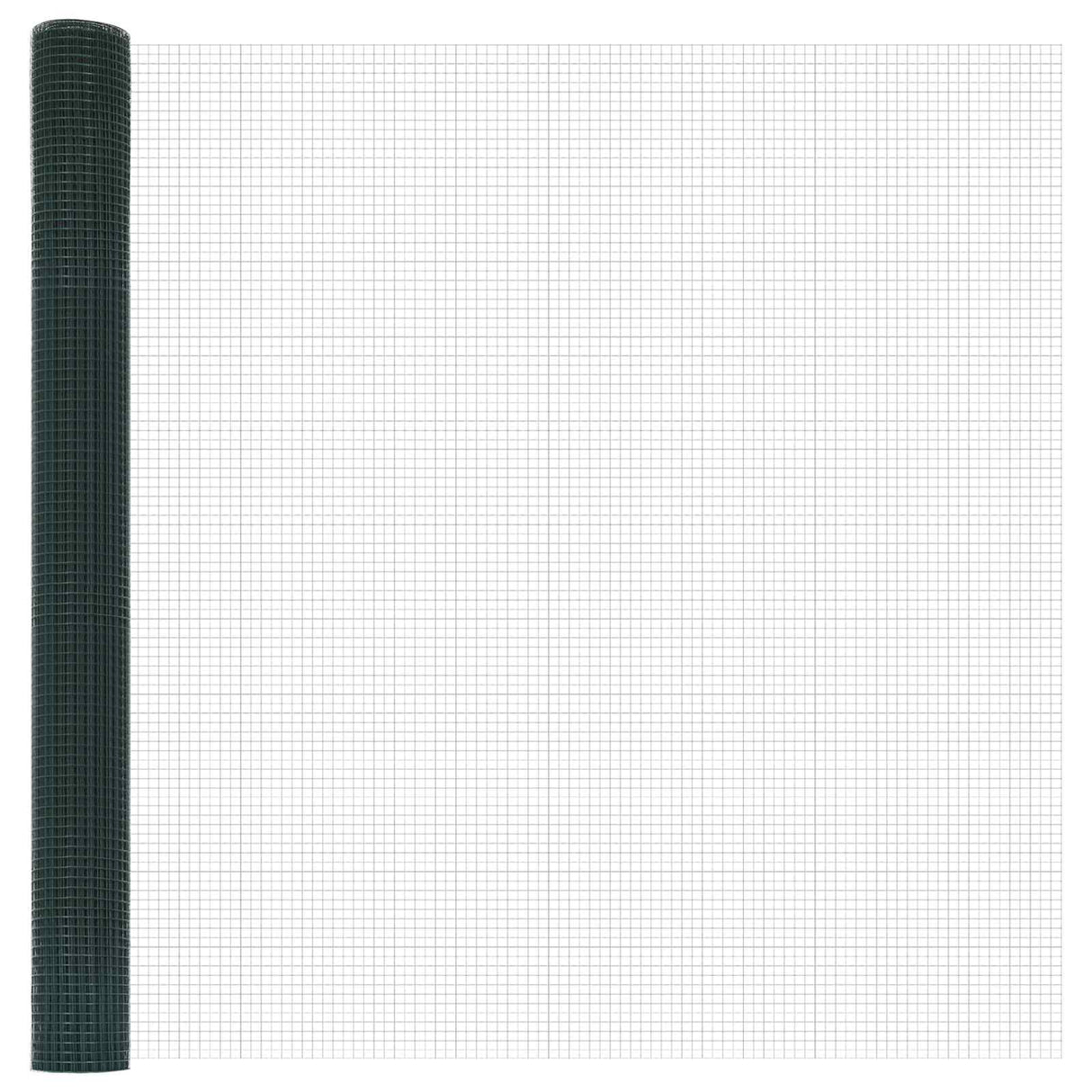 Vidaxl gelaste draadhek groen 1.5 x 10 m