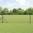 Vidaxl gelast gaashek 2500 x 40 cm grijs