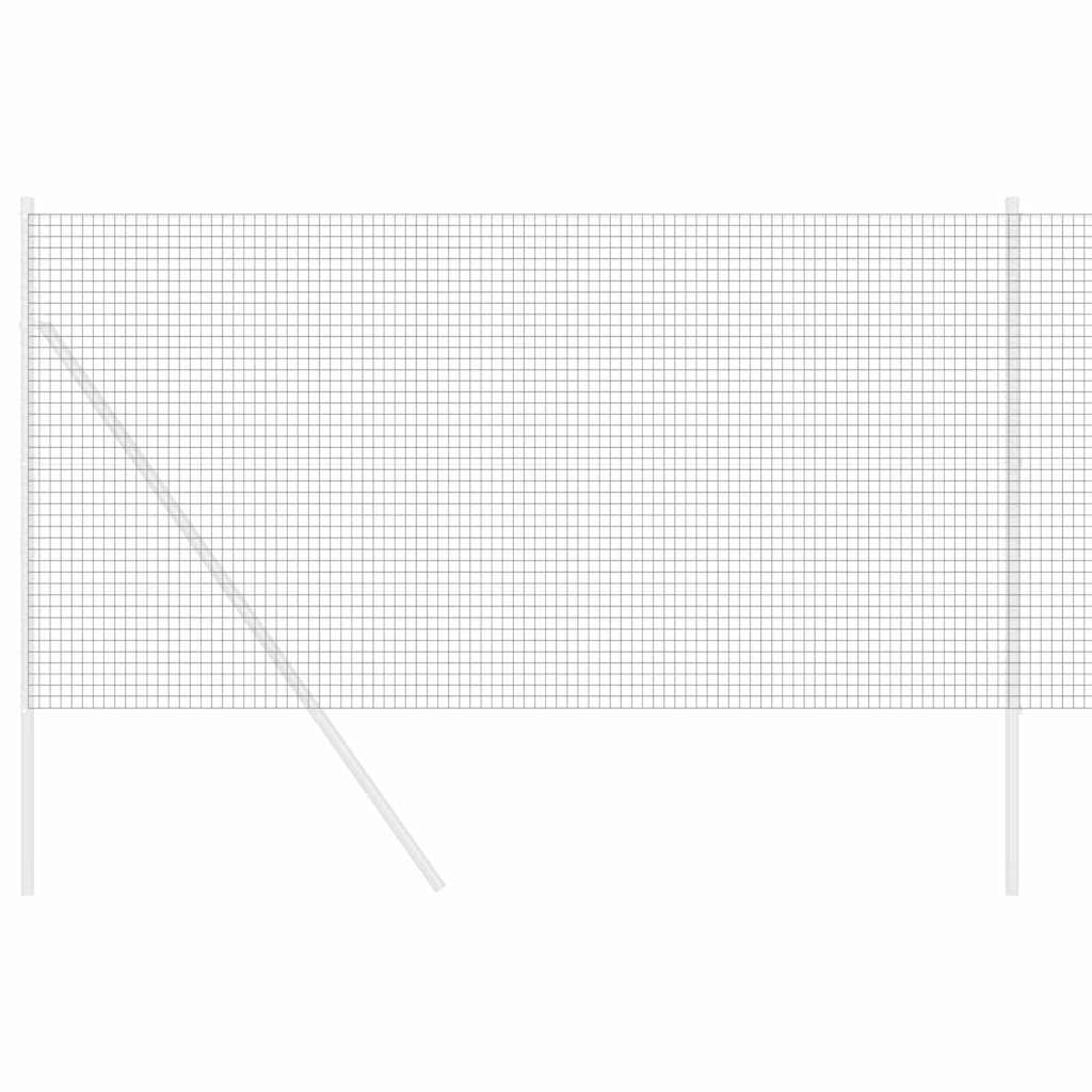 Vidaxl gelaste draadhek grijs 1 x 50 m