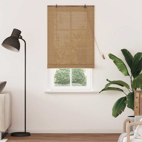 Vidaxl rolgordijn bruin 80 x 220 cm bamboe
