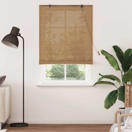 Vidaxl rolgordijn bruin 100 x 220 cm bamboe