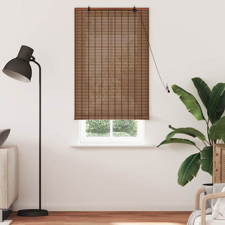 Vidaxl rolgordijn bruin 80 x 220 cm bamboe