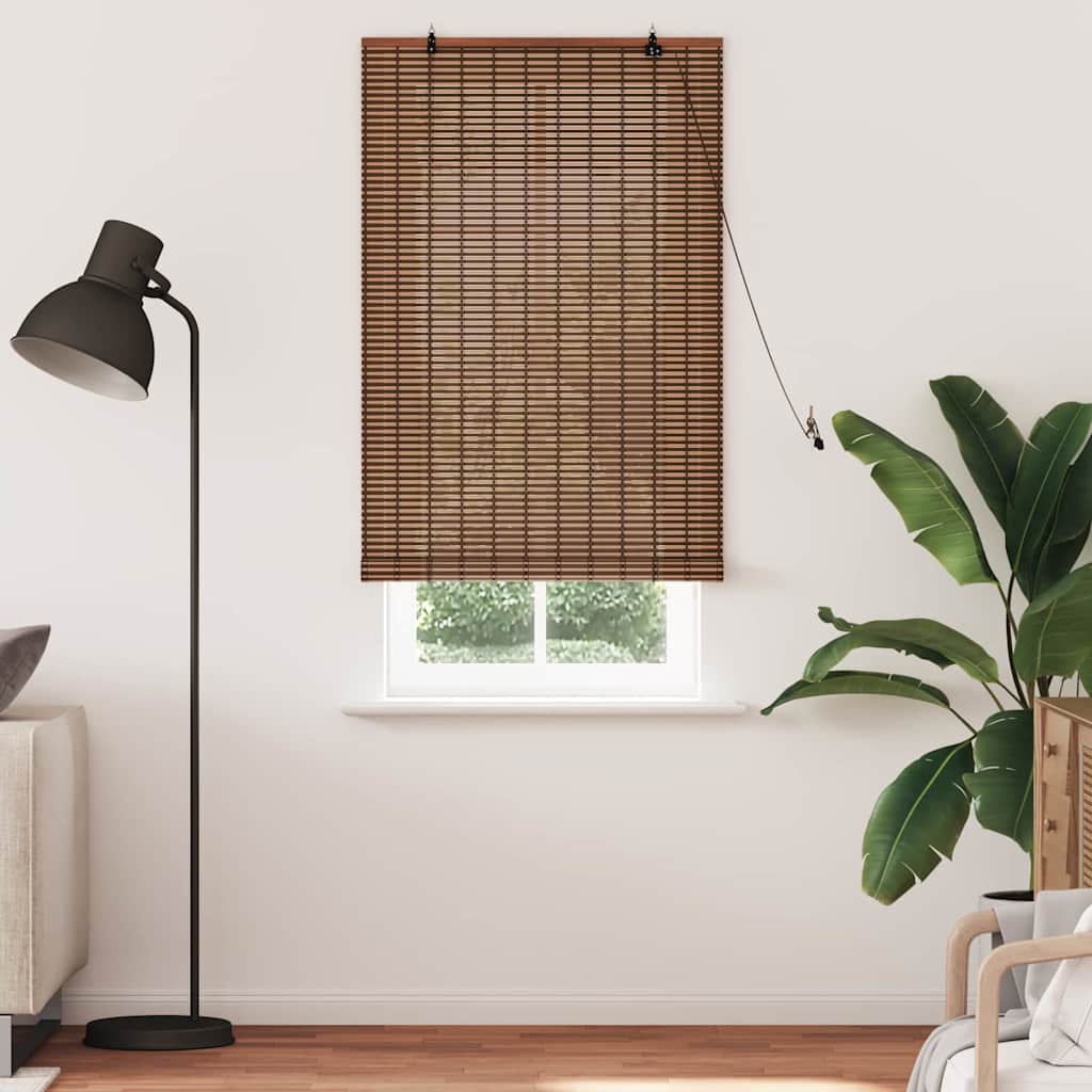 Vidaxl rolgordijn bruin 90 x 220 cm bamboe