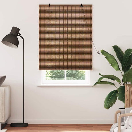 Vidaxl rolgordijn bruin 120 x 220 cm bamboe