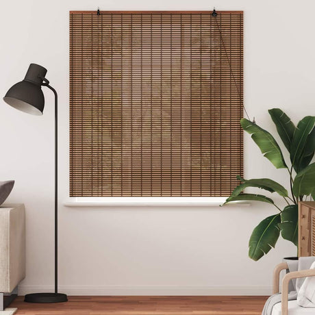 Vidaxl rolgordijn bruin 150 x 160 cm bamboe