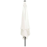 Vidaxl tuinparasol zand 295 x 295 x 245 cm polyester en staal