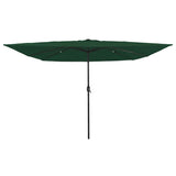 Vidaxl tuinparasol groen 295 x 295 x 245 cm polyester en staal