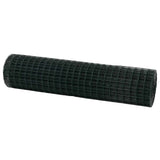 Vidaxl euro hek groen 1,4 x 10 m pvc-gecoat ijzer