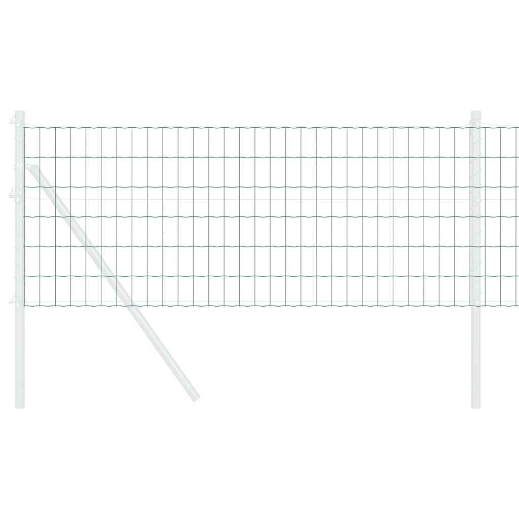 Vidaxl euro hek groen 0,6 x 25 m pvc-gecoat ijzer