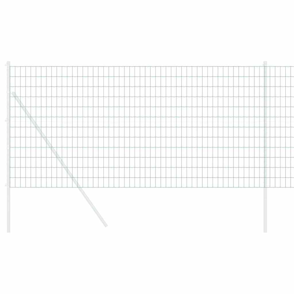 Vidaxl euro hek groen 1,2 x 25 m pvc-gecoat ijzer