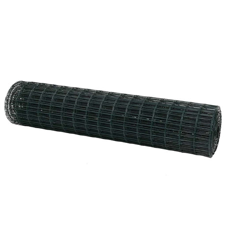 Vidaxl euro hek 1 x 25 m pvc-gecoat ijzer groen