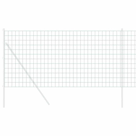 Vidaxl euro hek 1 x 25 m pvc-gecoat ijzer groen