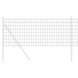 Vidaxl euro hek grijs 0.6 x 10 m pvc-gecoat ijzer