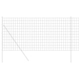 Vidaxl euro hek grijs 1,2 x 10 m pvc-gecoat ijzer