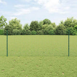 Vidaxl afrasteringspaal 22 pcs groen 140 cm staal