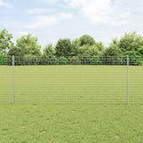 Vidaxl afrasteringspaal 22 pcs zilver 140 cm staal