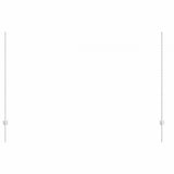 Vidaxl afrasteringspaal 22 pcs zilver 200 cm staal