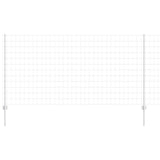 Vidaxl hek met paal zilver 1,2 x 10 m staal