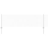 Vidaxl hek met paal zilver 0,6 x 10 m staal