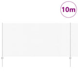 Vidaxl hek met paal zilver 1,2 x 10 m staal