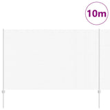Vidaxl hek met paal zilver 1,6 x 10 m staal