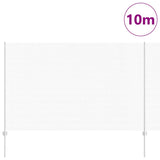Vidaxl hek met paal zilver 1,6 x 10 m staal