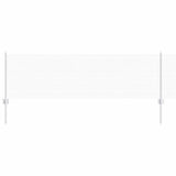 Vidaxl hek met paal zilver 0,6 x 25 m staal