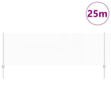 Vidaxl hek met paal zilver 0,8 x 25 m staal