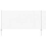 Vidaxl hek met paal zilver 1 x 25 m staal