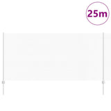 Vidaxl hek met paal zilver 1,2 x 25 m staal