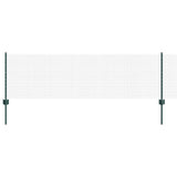 Vidaxl hek met paal groen 0,6 x 10 m staal en pvc