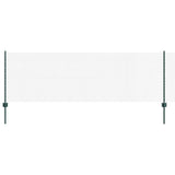 Vidaxl hek met paal groen 0,8 x 10 m staal en pvc