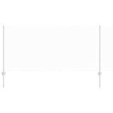 Vidaxl hek met paal zilver 1 x 25 m staal